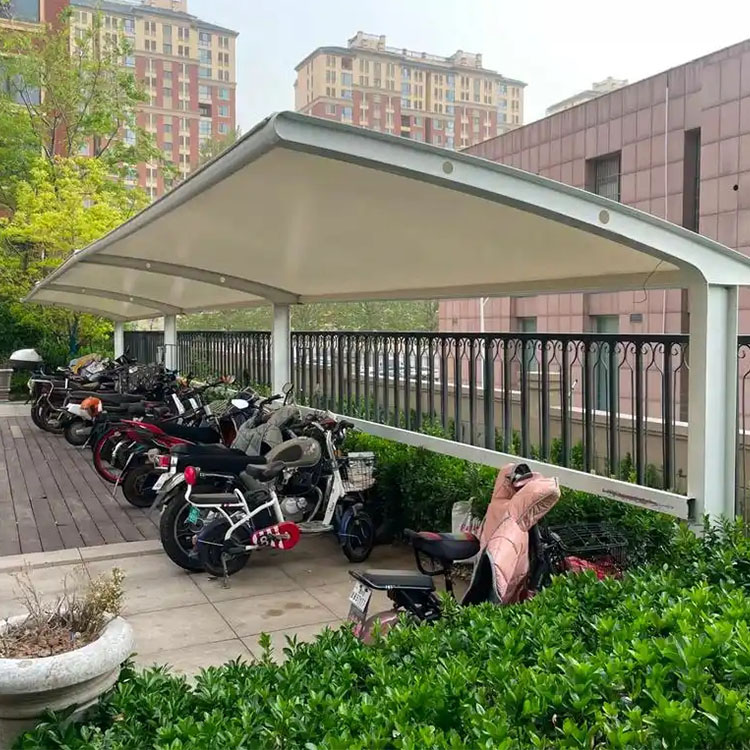 封开县膜结构电动车棚